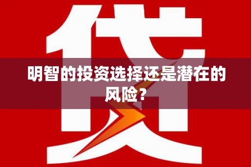湖西明智的投资选择还是潜在的风险？