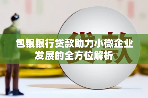 埌东包银银行贷款助力小微企业发展的全方位解析 埌东包银银行贷款助力小微企业发展的全方位解析