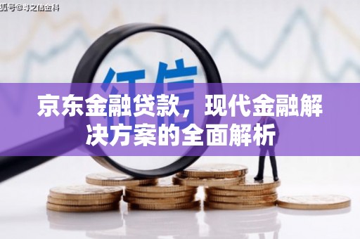和县京东金融贷款，现代金融解决方案的全面解析