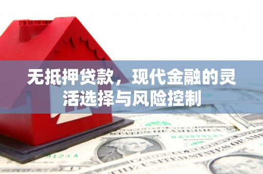 金昌无抵押贷款，现代金融的灵活选择与风险控制