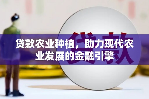 湖滨贷款农业种植，助力现代农业发展的金融引擎
