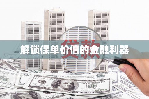 禄劝解锁保单价值的金融利器