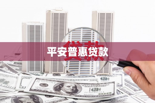 莲都平安普惠贷款